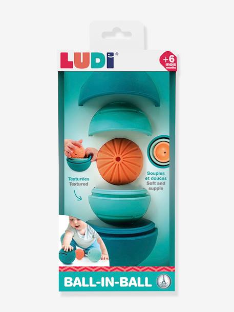 Bal in bal - Gigognes ballen LUDI meerkleurig - vertbaudet enfant 