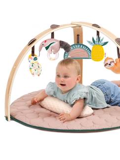 Jouet-Premier âge-Tapis d'éveil et portiques-Tapis d'éveil avec arche en bois