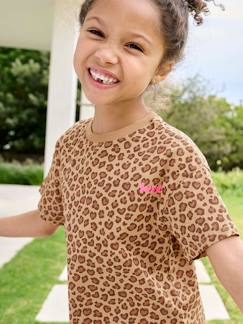-T-shirt fille imprimé manches courtes 