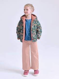 -Doudoune fille légère réversible 