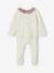 Ensemble naissance 2 pièces en tricot détail tissu Liberty écru - vertbaudet enfant 