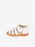 Sandales cuir bébé Bigflo blanc - vertbaudet enfant 