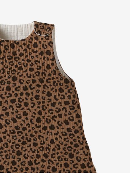 Gigoteuse été réversible en gaze de coton écru - vertbaudet enfant 