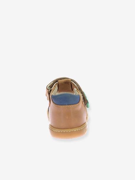 Sandales cuir bébé Bipod camel - vertbaudet enfant 