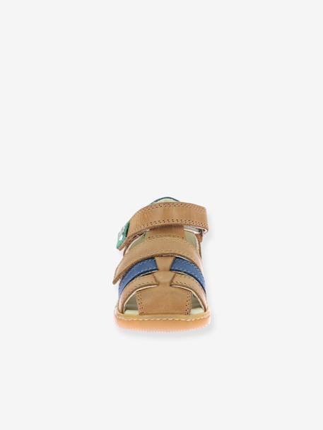 Sandales cuir bébé Bipod camel - vertbaudet enfant 