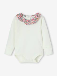 Baby-Meegroeipakje met kraag van Liberty-stof ENVIE DE FRAISE 