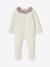 Ensemble naissance 2 pièces en tricot détail tissu Liberty écru - vertbaudet enfant 