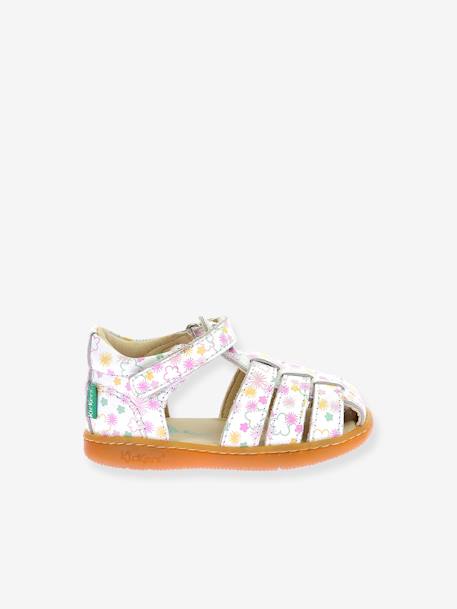 Sandales cuir bébé Bigflo blanc - vertbaudet enfant 