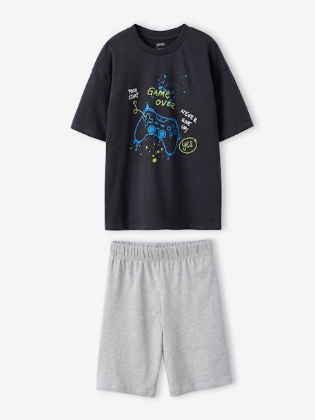 Lot de 2 pyjashorts garçon Gamer anthracite - vertbaudet enfant 