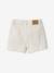 Short en jean effet usé fille bleu moyen+vanille - vertbaudet enfant 