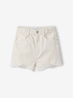 -Short en jean effet usé fille