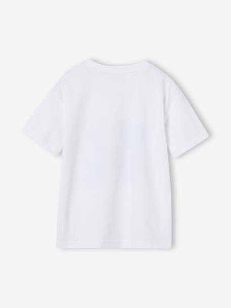 T-Shirt photoprint garçon blanc - vertbaudet enfant 