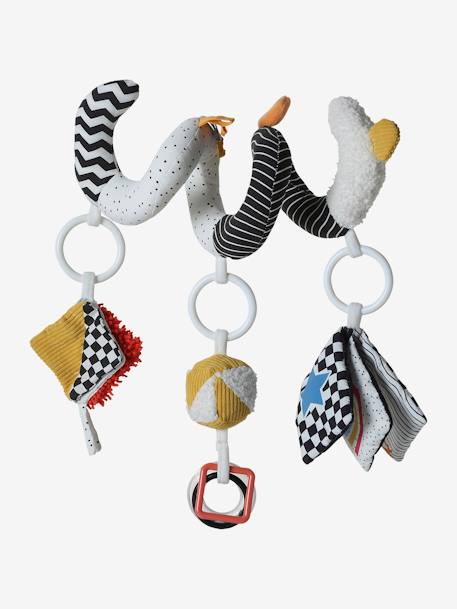 Baby Activity-Spirale aus Stoff LERNEN & GREIFEN meerkleurig - vertbaudet enfant 