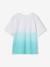 Jongensshirt Dip & Dye blauwgroen - vertbaudet enfant 