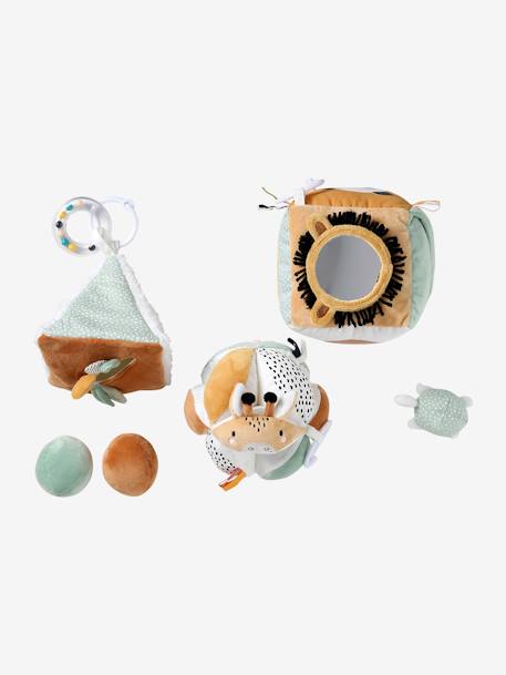 Set 3 jouets en tissu TANZANIE vert - vertbaudet enfant 