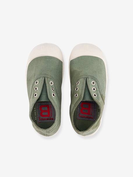 Tennis coton enfant Elly bleu roi+fuchsia+jaune+olive+rose - vertbaudet enfant 