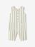 Gestripte katoenen baby romper groen, gestreept - vertbaudet enfant 