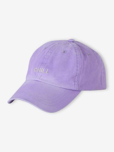 Casquette « Chill » enfant anthracite+vert d'eau+violet - vertbaudet enfant 