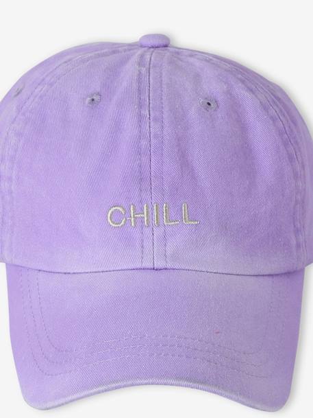 Casquette « Chill » enfant anthracite+vert d'eau+violet - vertbaudet enfant 