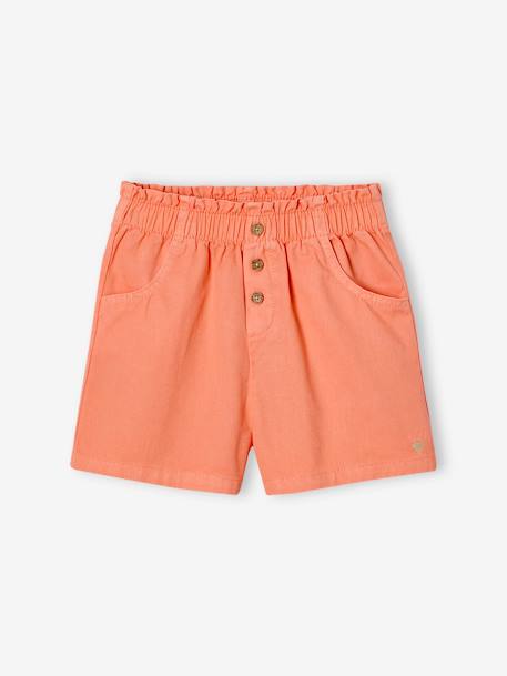 Short fille facile à enfiler corail+mauve+vert d'eau - vertbaudet enfant 