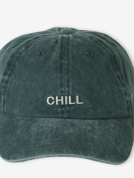 Casquette « Chill » enfant anthracite+vert d'eau+violet - vertbaudet enfant 