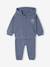 Ensemble sport sweat à capuche zippé + jogging bébé indigo - vertbaudet enfant 