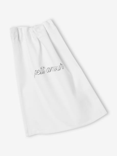 Geboorteset: beha, romper, pyjama, welkomstkaart en ENVIE DE FRAISE zakje wit - vertbaudet enfant 