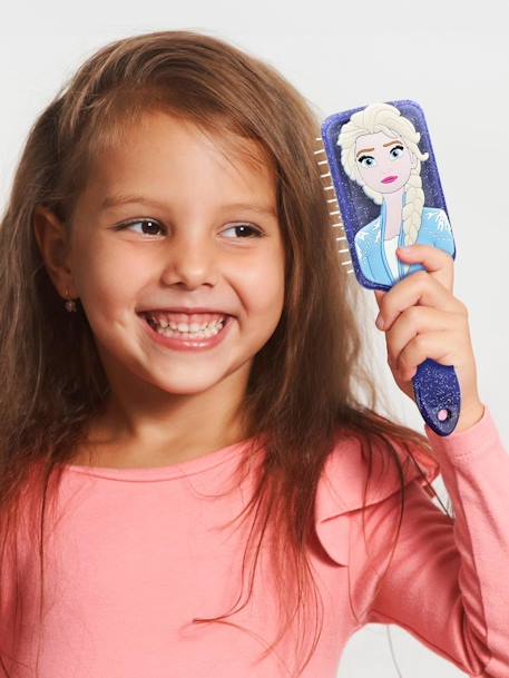 Disney® Elsa FROZEN 3D-haarborstel marineblauw - vertbaudet enfant 