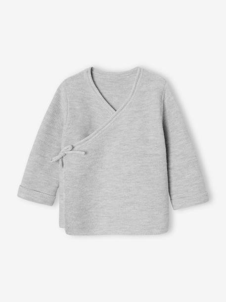 Geboorteset: beha, romper, pyjama, welkomstkaart en ENVIE DE FRAISE zakje wit - vertbaudet enfant 