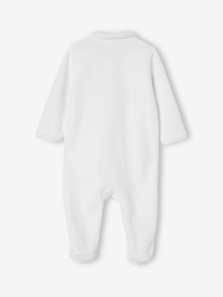 Geboorteset: beha, romper, pyjama, welkomstkaart en ENVIE DE FRAISE zakje wit - vertbaudet enfant 