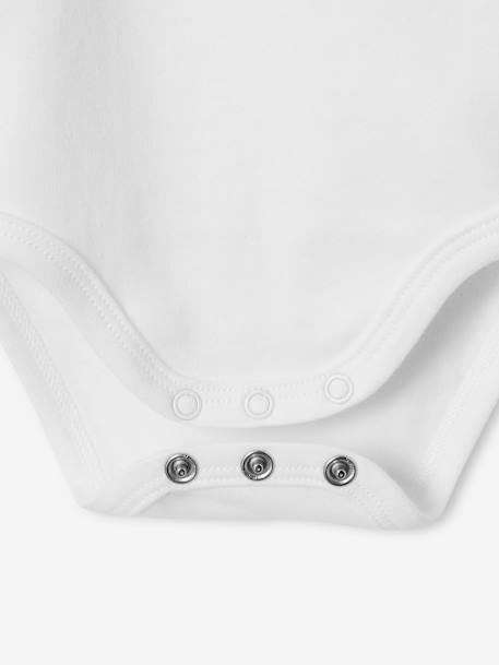 Geboorteset: beha, romper, pyjama, welkomstkaart en ENVIE DE FRAISE zakje wit - vertbaudet enfant 