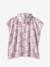 Poncho de bain / plage enfant personnalisable, avec coton recyclé blanc imprimé+carreaux bleu+lilas+menthe - vertbaudet enfant 