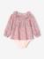 2-delige geboorteset: Liberty blouse en bloomer ENVIE DE FRAISE ecru - vertbaudet enfant 