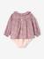 Ensemble naissance 2 pièces blouse tissu Liberty et bloomer écru - vertbaudet enfant 