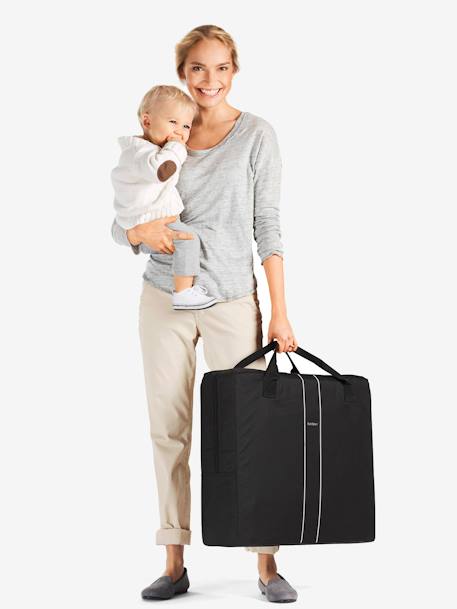 Lit parapluie Light BabyBjörn NOIR+VERT FONCE - vertbaudet enfant 