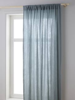 Linge de maison et décoration-Décoration-Rideau-Rideau tube tamisant en gaze de coton