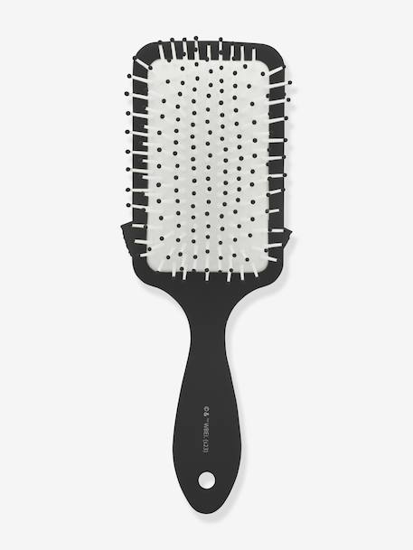 Brosse à cheveux Harry Potter avec application 3D des 4 maisons en silicone noir - vertbaudet enfant 