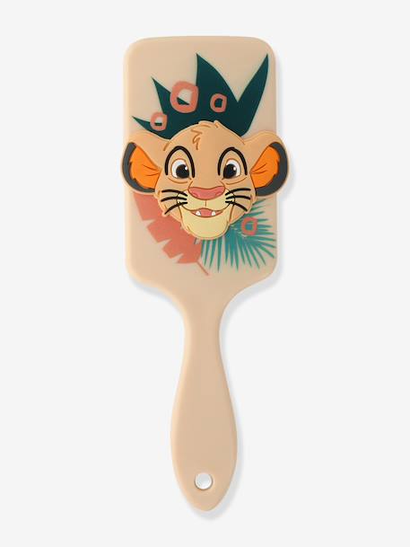 Brosse à cheveux enfant Disney avec application Simba en 3D orange - vertbaudet enfant 