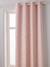 Rideau à œillets occultant phosphorescent imprimé arc-en-ciel rose - vertbaudet enfant 