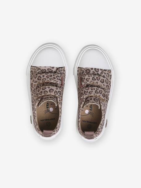 Gekraakte manden met bedrukte katoenen stof, kindercollectie kleuterschool beige, bedrukt+roze, bedrukt - vertbaudet enfant 