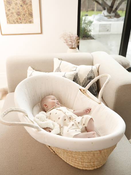 Combinaison naissance écru+rouge - vertbaudet enfant 