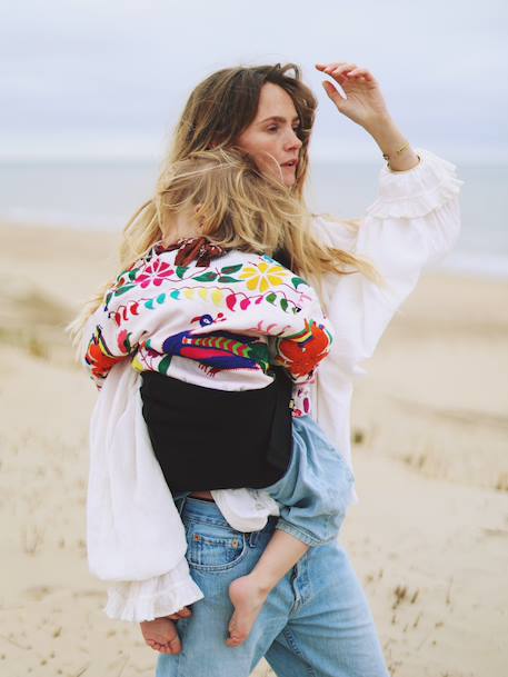 Draagzak voor baby's en kinderen 9 maanden - 4 jaar beige+zwart - vertbaudet enfant 