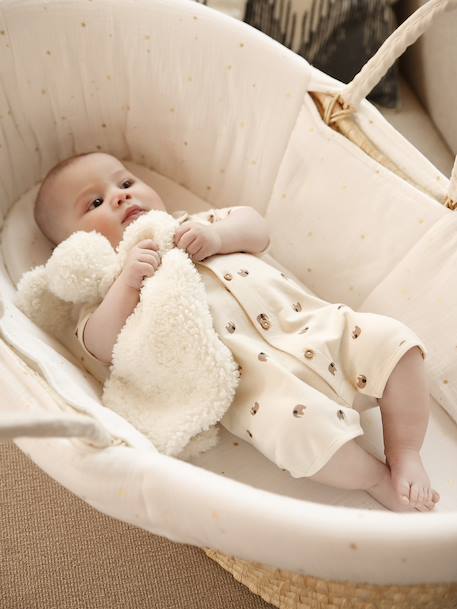 Combinaison naissance écru+rouge - vertbaudet enfant 