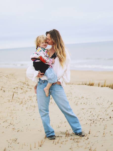 Porte-bébé et enfant 9 mois - 4 ans beige+noir - vertbaudet enfant 