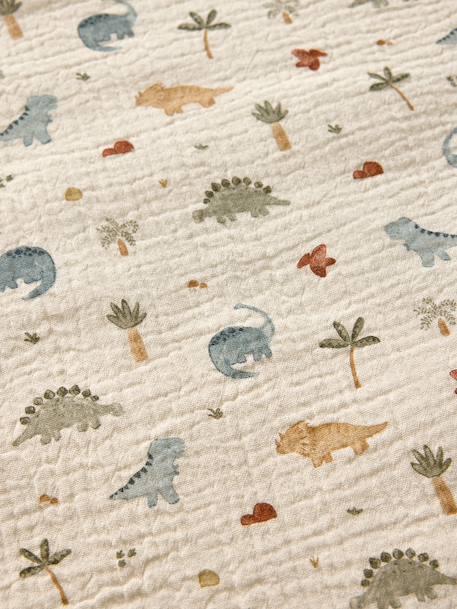 Aanpasbare slaapzak van hydrofiel katoen MINISAURUS meerkleurig - vertbaudet enfant 