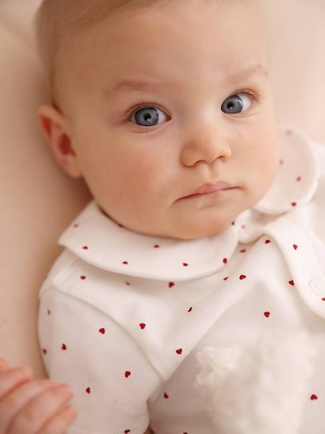 Bébé-Combinaison fleurie naissance personnalisable