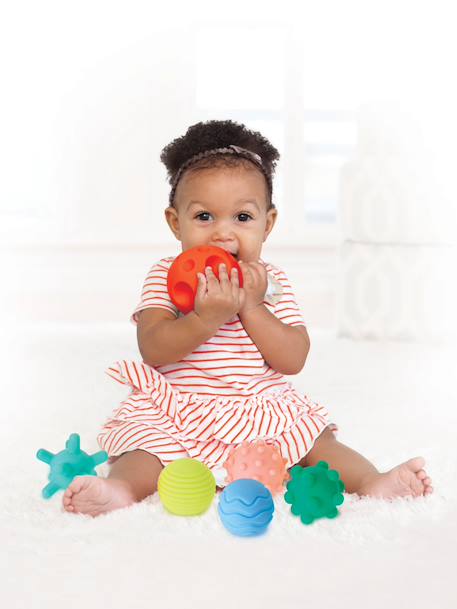 Set van 8 super soft sensorische ballen INFANTINO meerkleurig - vertbaudet enfant 