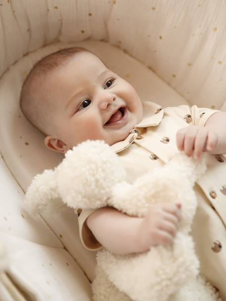 Combinaison naissance écru+rouge - vertbaudet enfant 