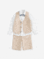Feestelijke set 4 items jongens beige - vertbaudet enfant 