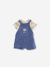 Babyset met T-shirt + korte tuinbroek Disney® Lion King indigoblauw - vertbaudet enfant 